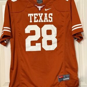 Vtg Nike Burnt Orange Texas Jersey with White Accents NWOT size youth L